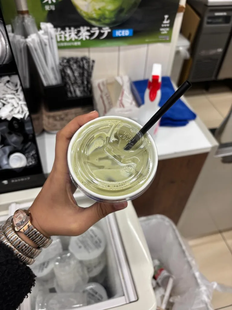 Matcha Latte in Japan