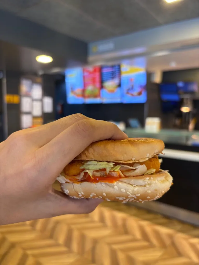 mc spicy korean burger