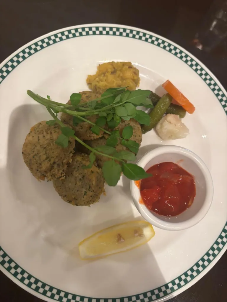 vegan falafal at universal studio japan