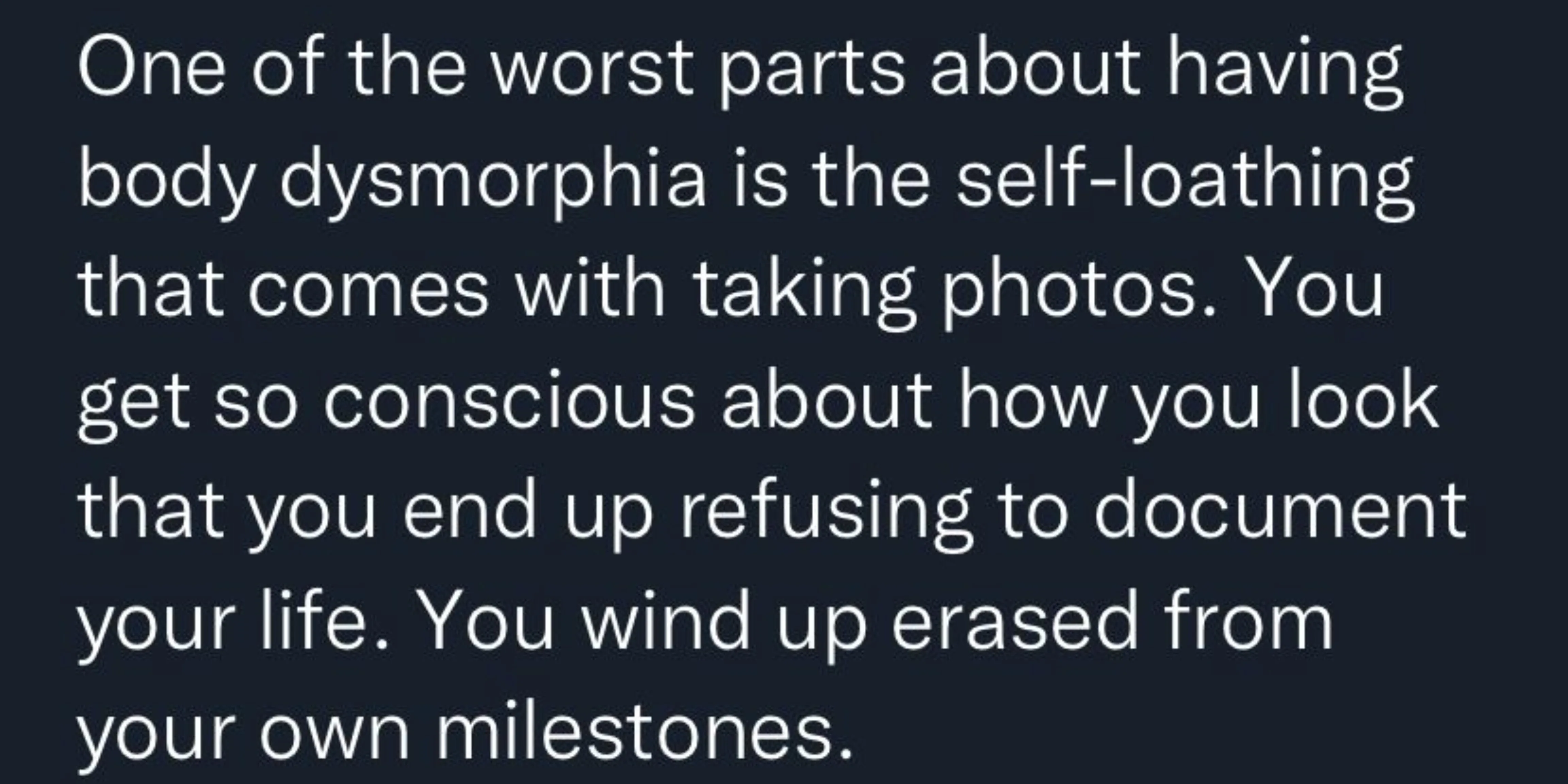 Body Dysmorphia: The Silent Struggle So Many of Us Face