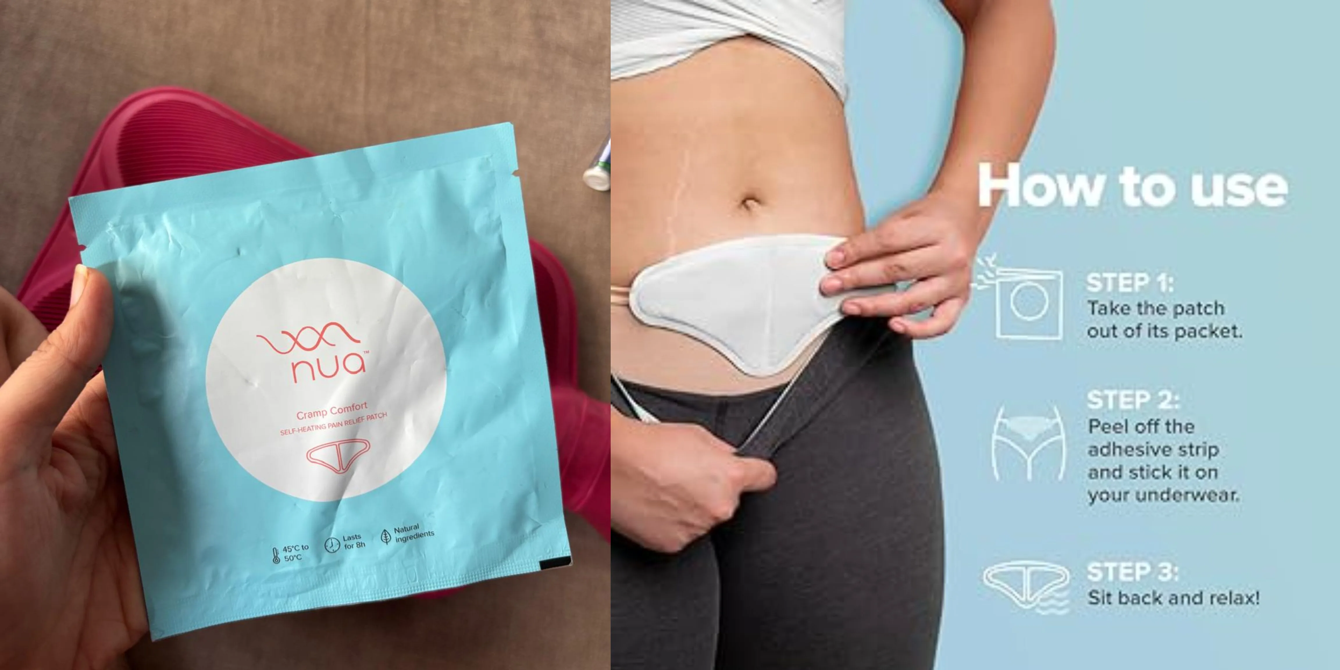 Nua Cramp Comfort Heat Patches: Your New Best Friend for Period Pain on the Go?