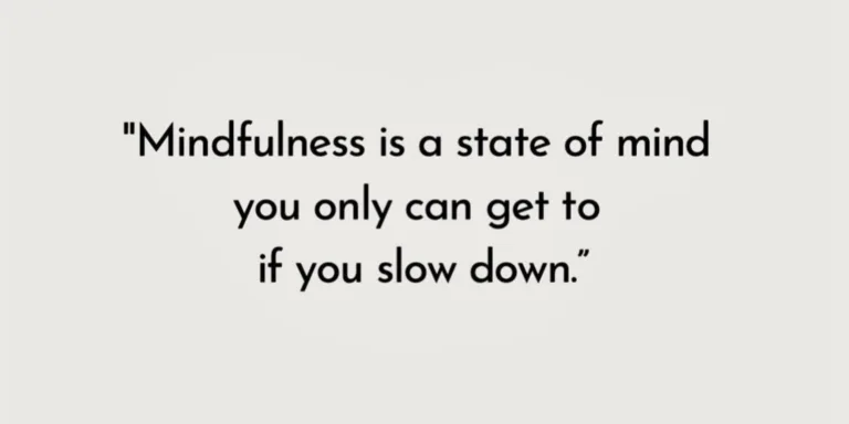 slowing down
