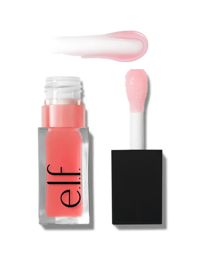 Elf Glow Reviver Lip Oil in Pink Quartz sheer pink shade